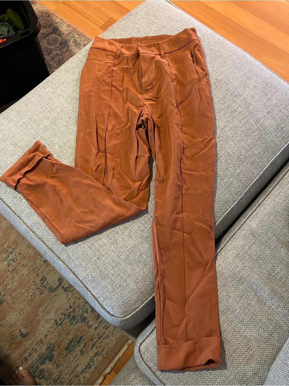 a new day Rust Brown Pull-On Trousers